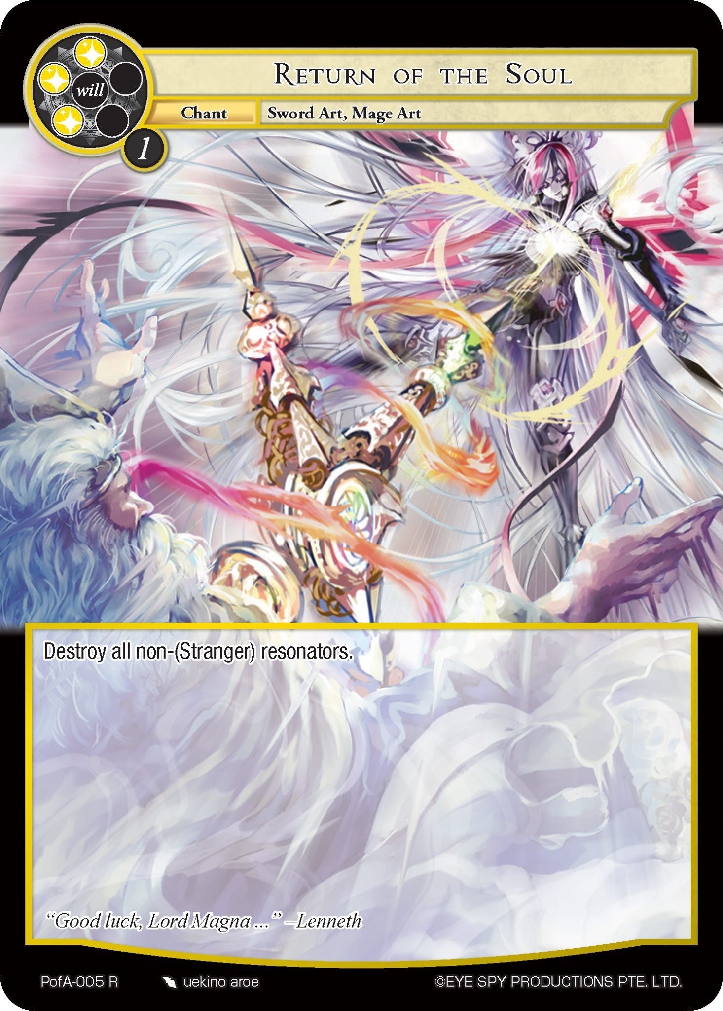 Return of the Soul (PofA-005) [Alice Origin IV: Prologue of Attoractia] | Jomio and Rueliete's Cards and Comics