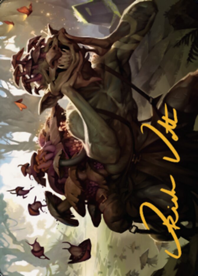 Sprouting Goblin Art Card (Gold-Stamped Signature) [Dominaria United Art Series] | Jomio and Rueliete's Cards and Comics