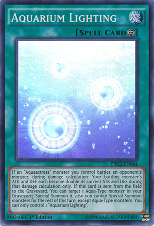 Aquarium Lighting [DRL2-EN044] Super Rare | Jomio and Rueliete's Cards and Comics