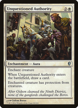 Unquestioned Authority [Conspiracy] | Jomio and Rueliete's Cards and Comics