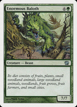 Enormous Baloth [Eighth Edition] | Jomio and Rueliete's Cards and Comics