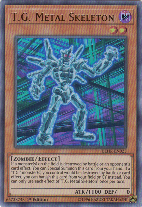 T.G. Metal Skeleton [BLHR-EN025] Ultra Rare | Jomio and Rueliete's Cards and Comics
