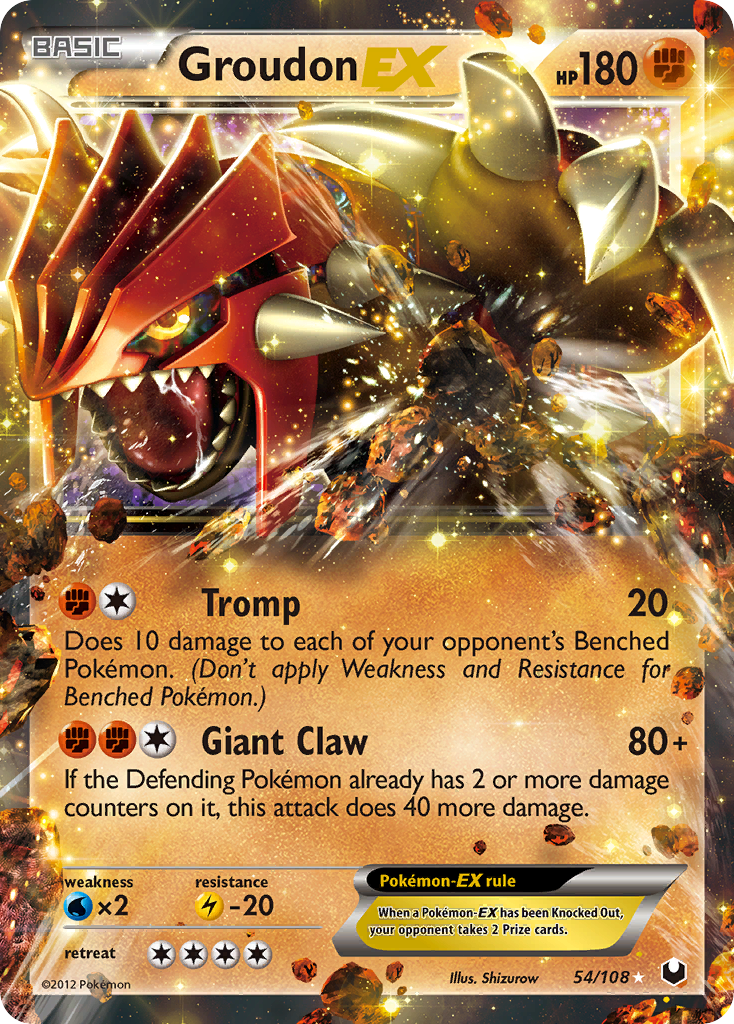 Groudon EX (54/108) [Black & White: Dark Explorers] | Jomio and Rueliete's Cards and Comics