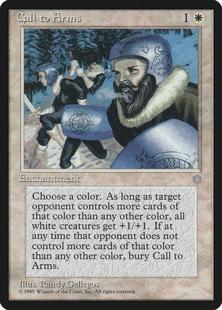 Call to Arms [Ice Age] | Jomio and Rueliete's Cards and Comics