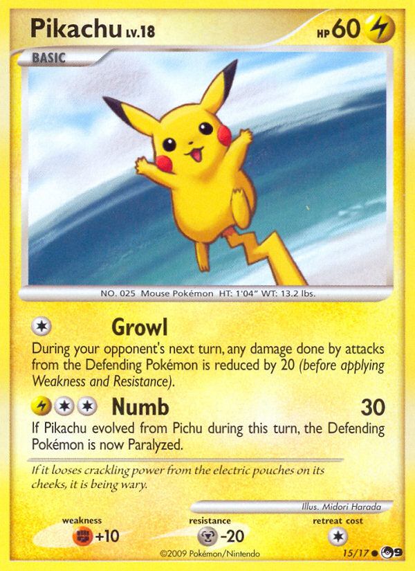 Pikachu (15/17) [POP Series 9] | Jomio and Rueliete's Cards and Comics