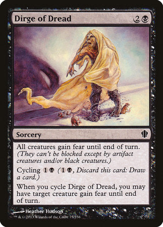 Dirge of Dread [Commander 2013] | Jomio and Rueliete's Cards and Comics