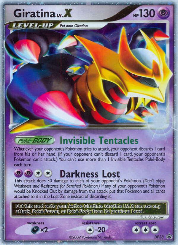 Giratina LV.X (DP38) [Diamond & Pearl: Black Star Promos] | Jomio and Rueliete's Cards and Comics