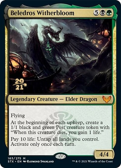 Beledros Witherbloom [Strixhaven: School of Mages Prerelease Promos] | Jomio and Rueliete's Cards and Comics