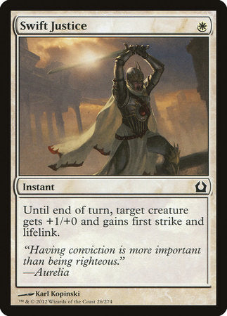 Swift Justice [Return to Ravnica] | Jomio and Rueliete's Cards and Comics