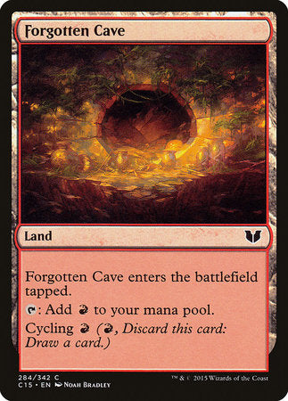 Forgotten Cave [Commander 2015] | Jomio and Rueliete's Cards and Comics