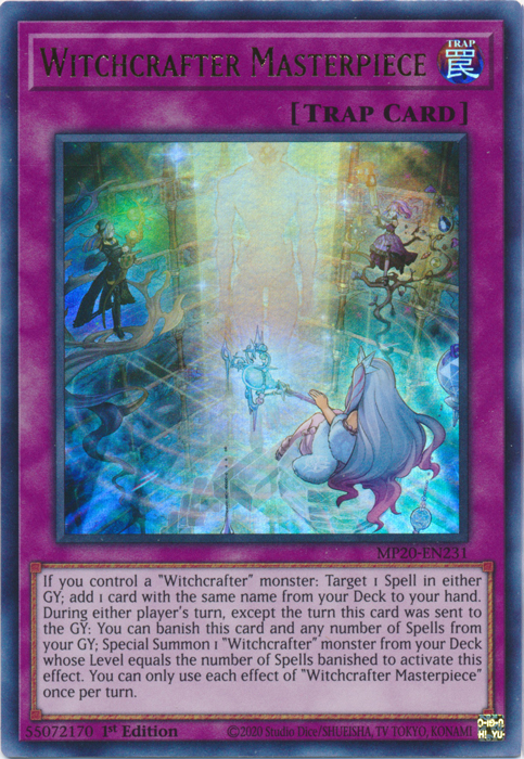 Witchcrafter Masterpiece [MP20-EN231] Ultra Rare | Jomio and Rueliete's Cards and Comics