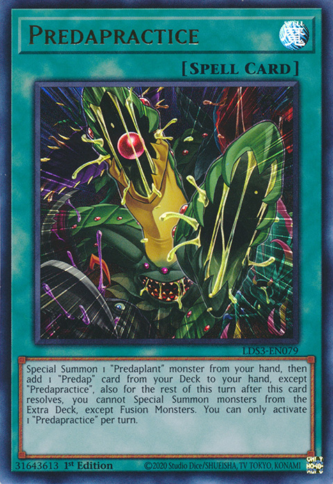 Predapractice [LDS3-EN079] Ultra Rare | Jomio and Rueliete's Cards and Comics