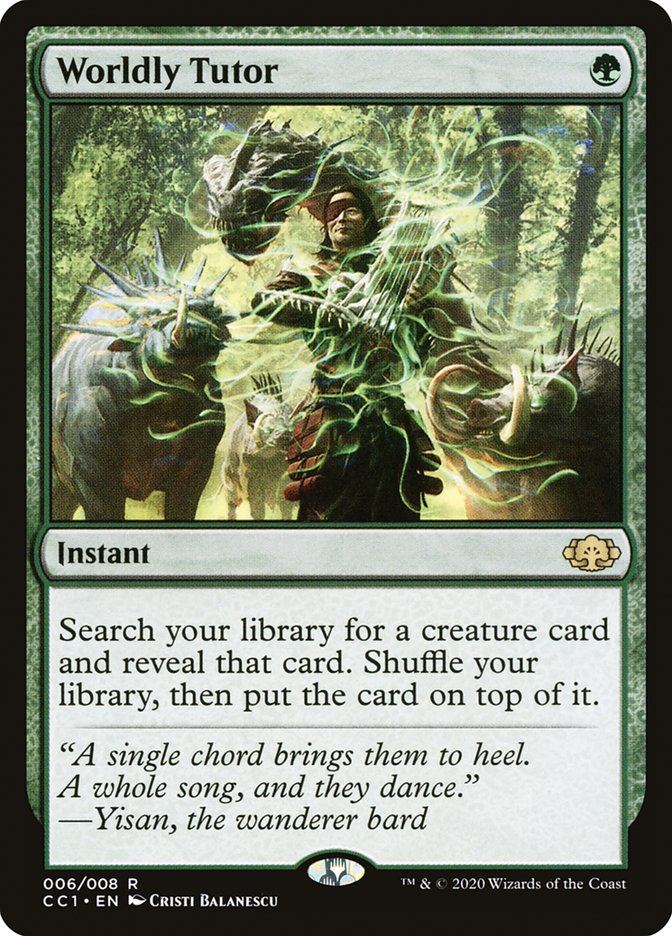 Worldly Tutor [Commander Collection: Green] | Jomio and Rueliete's Cards and Comics