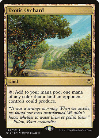 Exotic Orchard [Commander 2016] | Jomio and Rueliete's Cards and Comics