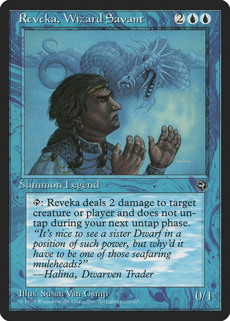 Reveka, Wizard Savant [Homelands] | Jomio and Rueliete's Cards and Comics