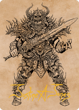 Sarevok, Deathbringer Art Card (Gold-Stamped Signature) [Commander Legends: Battle for Baldur's Gate Art Series] | Jomio and Rueliete's Cards and Comics