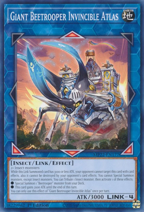 Giant Beetrooper Invincible Atlas [MP22-EN177] Common | Jomio and Rueliete's Cards and Comics