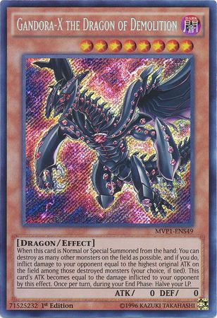 Gandora-X the Dragon of Demolition [MVP1-ENS49] Secret Rare | Jomio and Rueliete's Cards and Comics
