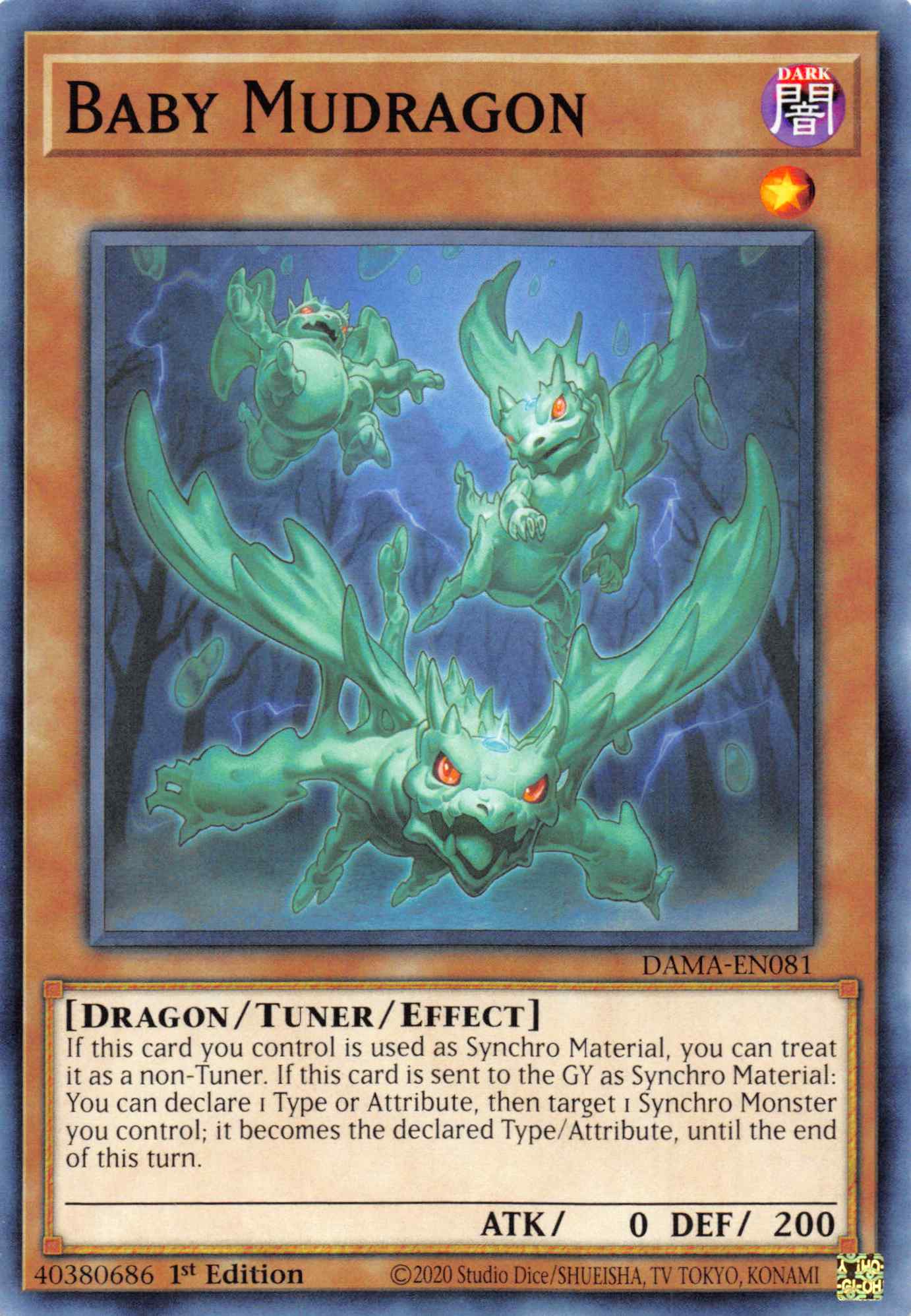 Baby Mudragon [DAMA-EN081] Common | Jomio and Rueliete's Cards and Comics