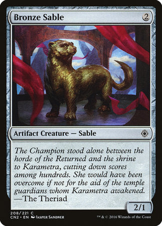 Bronze Sable [Conspiracy: Take the Crown] | Jomio and Rueliete's Cards and Comics