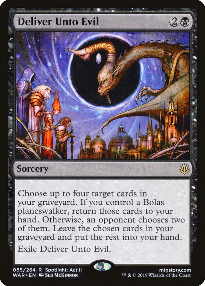 Deliver Unto Evil [War of the Spark] | Jomio and Rueliete's Cards and Comics
