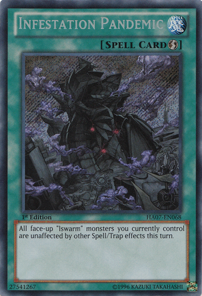 Infestation Pandemic [HA07-EN068] Secret Rare | Jomio and Rueliete's Cards and Comics