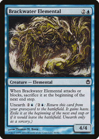 Brackwater Elemental [Duel Decks: Ajani vs. Nicol Bolas] | Jomio and Rueliete's Cards and Comics
