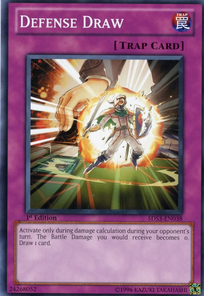 Defense Draw [5DS3-EN038] Common | Jomio and Rueliete's Cards and Comics