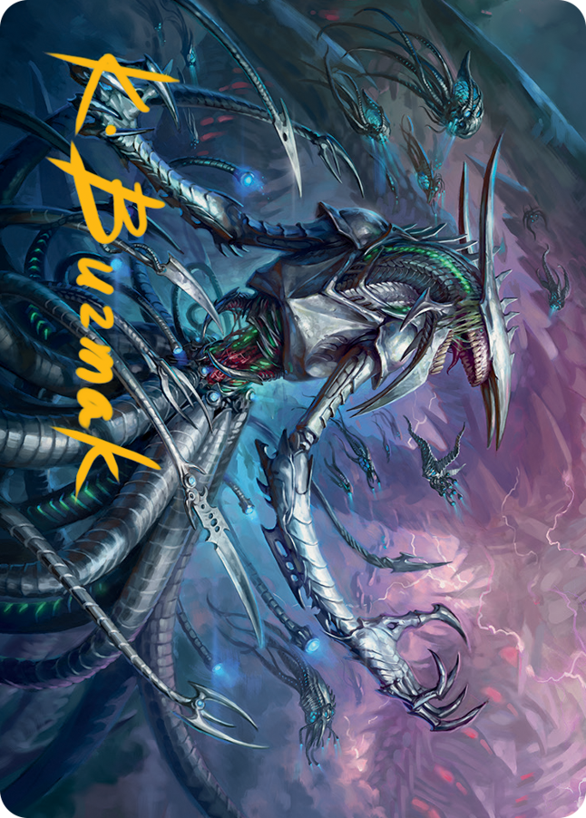 Jin-Gitaxias Art Card (Gold-Stamped Signature) [March of the Machine Art Series] | Jomio and Rueliete's Cards and Comics