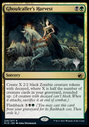 Ghoulcaller's Harvest (Promo Pack) [Innistrad: Midnight Hunt Promos] | Jomio and Rueliete's Cards and Comics