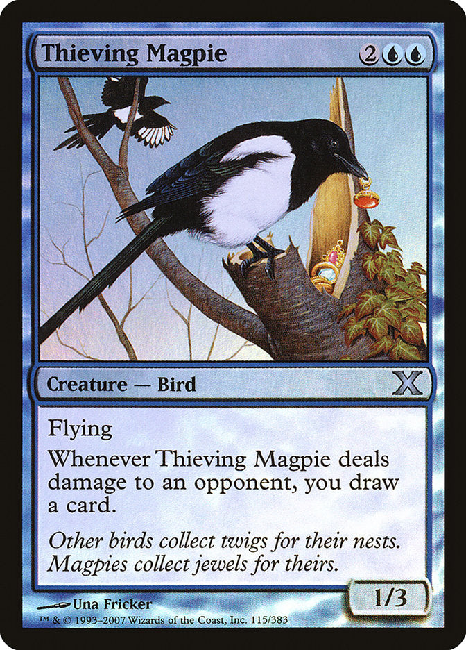 Thieving Magpie (Premium Foil) [Tenth Edition] | Jomio and Rueliete's Cards and Comics