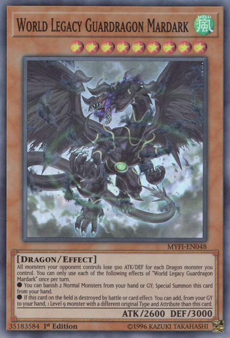 World Legacy Guardragon Mardark [MYFI-EN048] Super Rare | Jomio and Rueliete's Cards and Comics