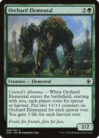 Orchard Elemental [Conspiracy: Take the Crown] | Jomio and Rueliete's Cards and Comics