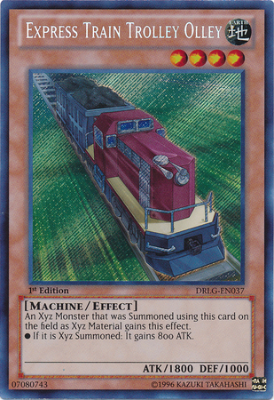 Express Train Trolley Olley [DRLG-EN037] Secret Rare | Jomio and Rueliete's Cards and Comics