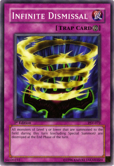 Infinite Dismissal [PSV-072] Common | Jomio and Rueliete's Cards and Comics