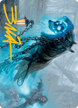 Nebelgast Intruder Art Card (Gold-Stamped Signature) [Innistrad: Midnight Hunt Art Series] | Jomio and Rueliete's Cards and Comics