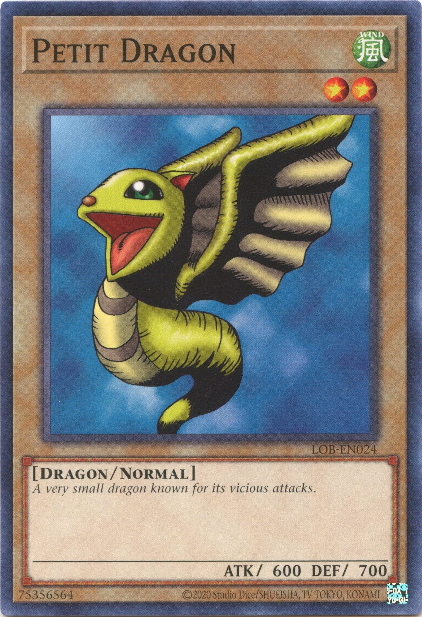 Petit Dragon (25th Anniversary) [LOB-EN024] Common | Jomio and Rueliete's Cards and Comics