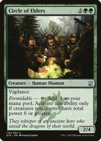 Circle of Elders [Dragons of Tarkir] | Jomio and Rueliete's Cards and Comics