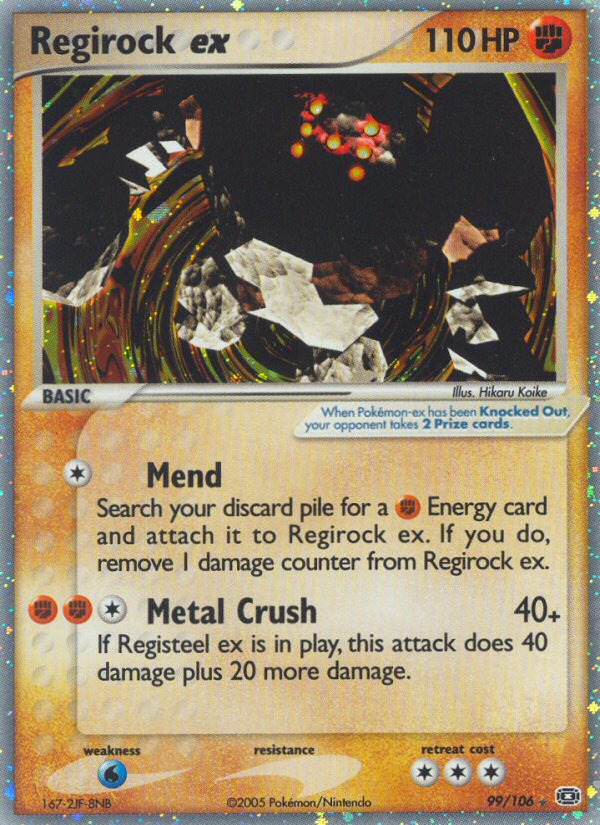 Regirock ex (99/106) [EX: Emerald] | Jomio and Rueliete's Cards and Comics