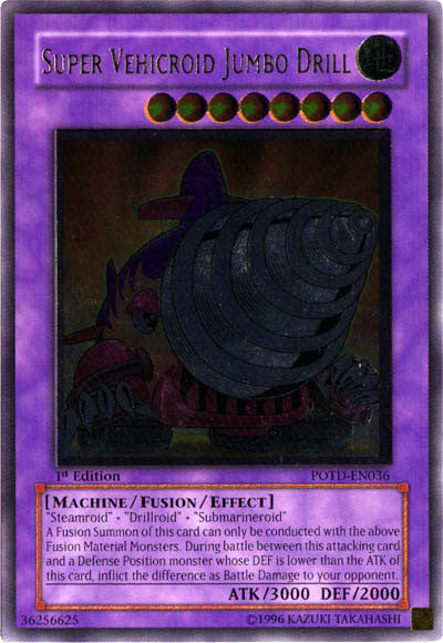 Super Vehicroid Jumbo Drill (UTR) [POTD-EN036] Ultimate Rare | Jomio and Rueliete's Cards and Comics