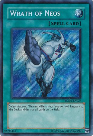 Wrath of Neos [HA01-EN027] Secret Rare | Jomio and Rueliete's Cards and Comics