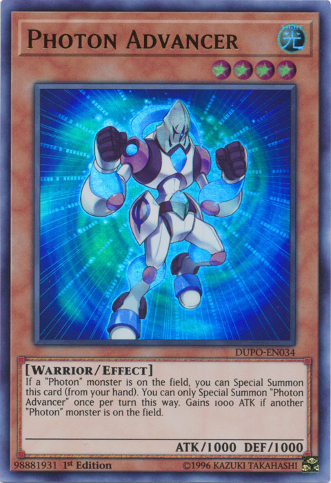 Photon Advancer [DUPO-EN034] Ultra Rare | Jomio and Rueliete's Cards and Comics