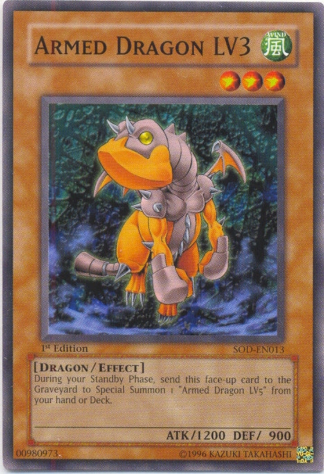 Armed Dragon LV3 [SOD-EN013] Common | Jomio and Rueliete's Cards and Comics