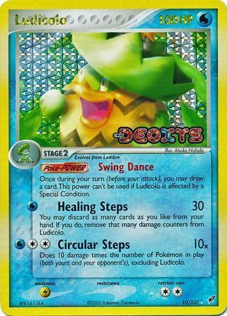 Ludicolo (10/107) (Stamped) [EX: Deoxys] | Jomio and Rueliete's Cards and Comics
