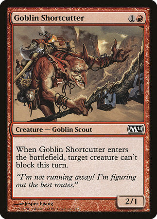 Goblin Shortcutter [Magic 2014] | Jomio and Rueliete's Cards and Comics