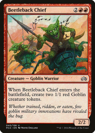 Beetleback Chief [Planechase Anthology] | Jomio and Rueliete's Cards and Comics