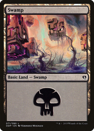 Swamp (71) [Duel Decks: Zendikar vs. Eldrazi] | Jomio and Rueliete's Cards and Comics