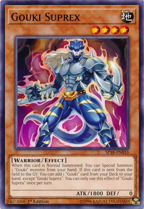 Gouki Suprex [SP18-EN018] Common | Jomio and Rueliete's Cards and Comics