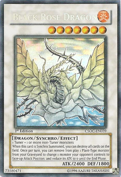 Black Rose Dragon [CSOC-EN039] Ghost Rare | Jomio and Rueliete's Cards and Comics
