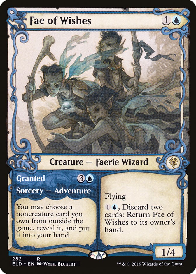 Fae of Wishes // Granted (Showcase) [Throne of Eldraine] | Jomio and Rueliete's Cards and Comics